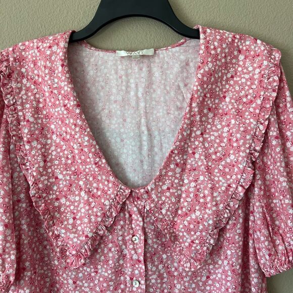 WAYF Amie Button Up Blouse - Picture 8 of 14